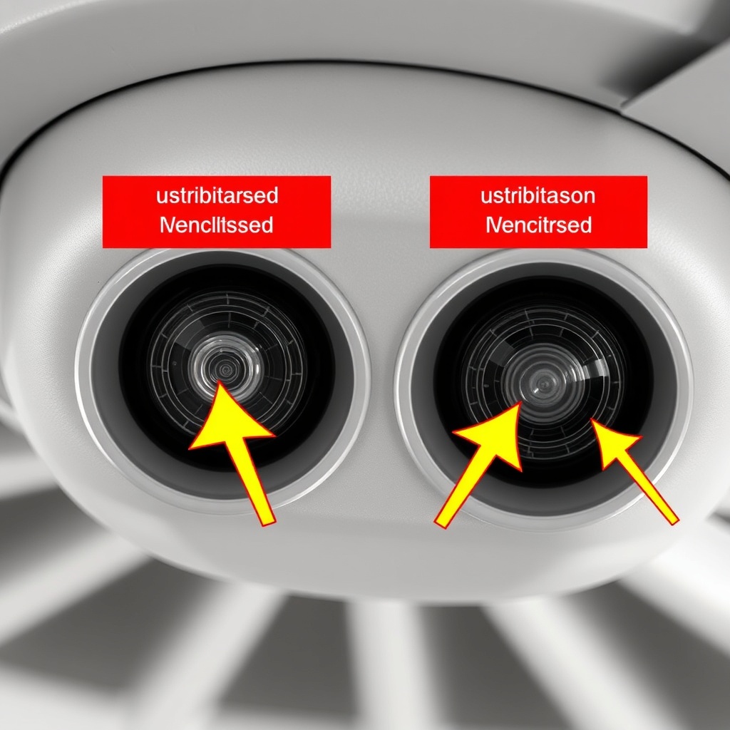 <clean photorealistic photo showing common sensor misalignment mistakes on Chamberlain B55