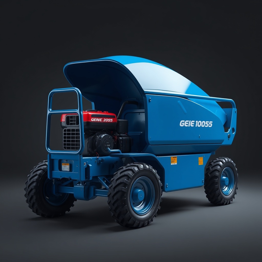 Genie 2055 garaj kapısı motorunun yanında bir takvim ve periyodik bakım notları olan bir f
